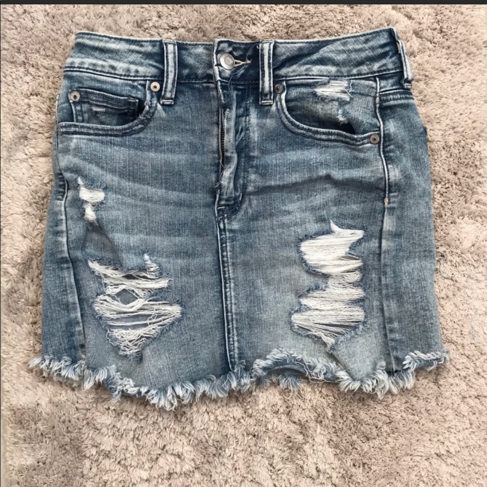 Denim Mini Skirt